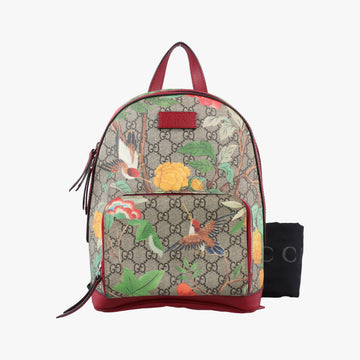 GG Supreme Tian Beige×Red×Multicolor PVC coated canvas×Leather 427042 C019437977GGスプリームティアン ベージュ×レッド×マルチカラー PVCコーティングキャンバス×レザー 427042 C019437977