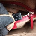 GG Supreme Tian Beige×Red×Multicolor PVC coated canvas×Leather 427042 C019437977GGスプリームティアン ベージュ×レッド×マルチカラー PVCコーティングキャンバス×レザー 427042 C019437977