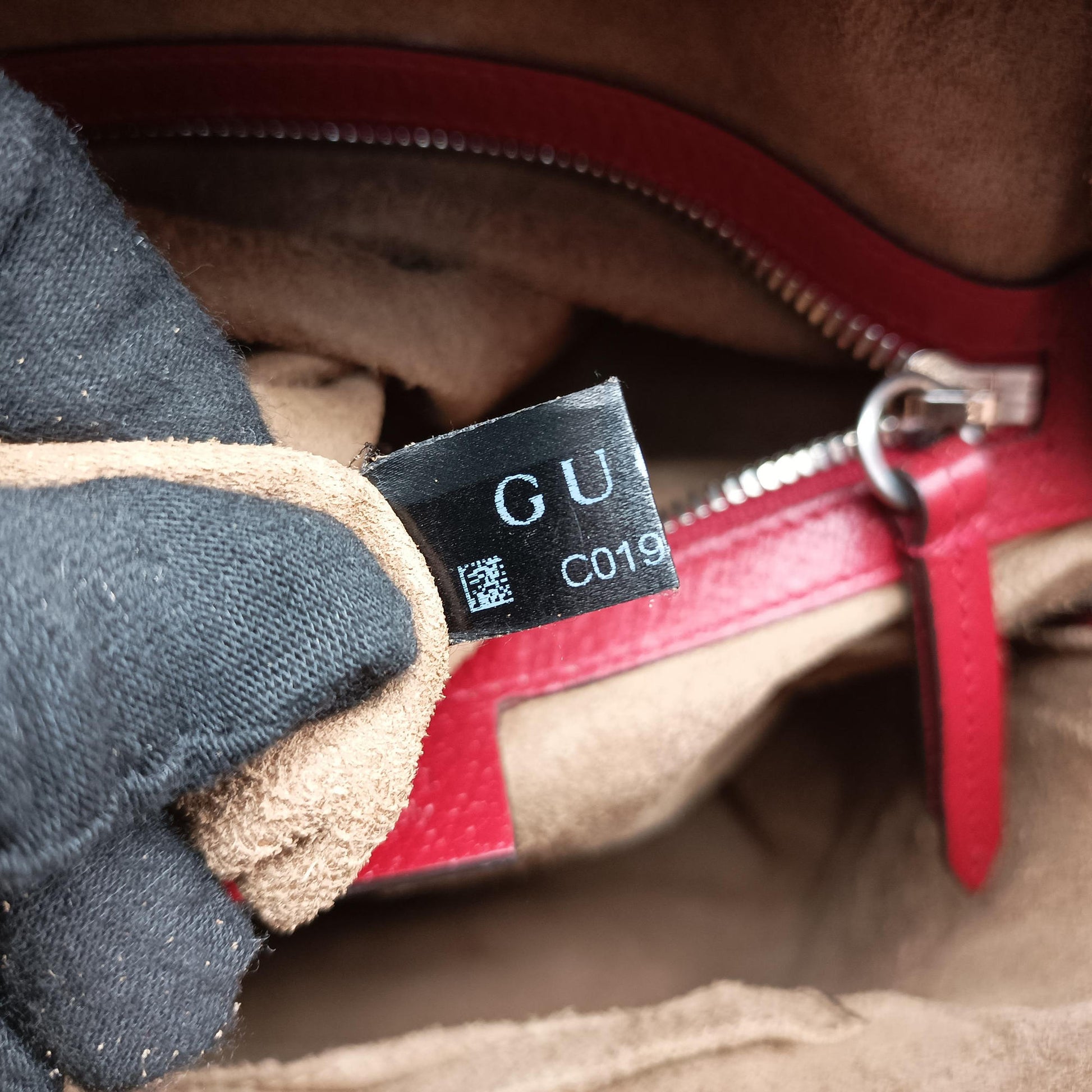 GG Supreme Tian Beige×Red×Multicolor PVC coated canvas×Leather 427042 C019437977GGスプリームティアン ベージュ×レッド×マルチカラー PVCコーティングキャンバス×レザー 427042 C019437977