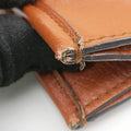 Rajah Beige × Brown Leather×Canvas 537219 H028698765ラジャ ベージュ × ブラウン レザー×キャンバス 537219 H028698765