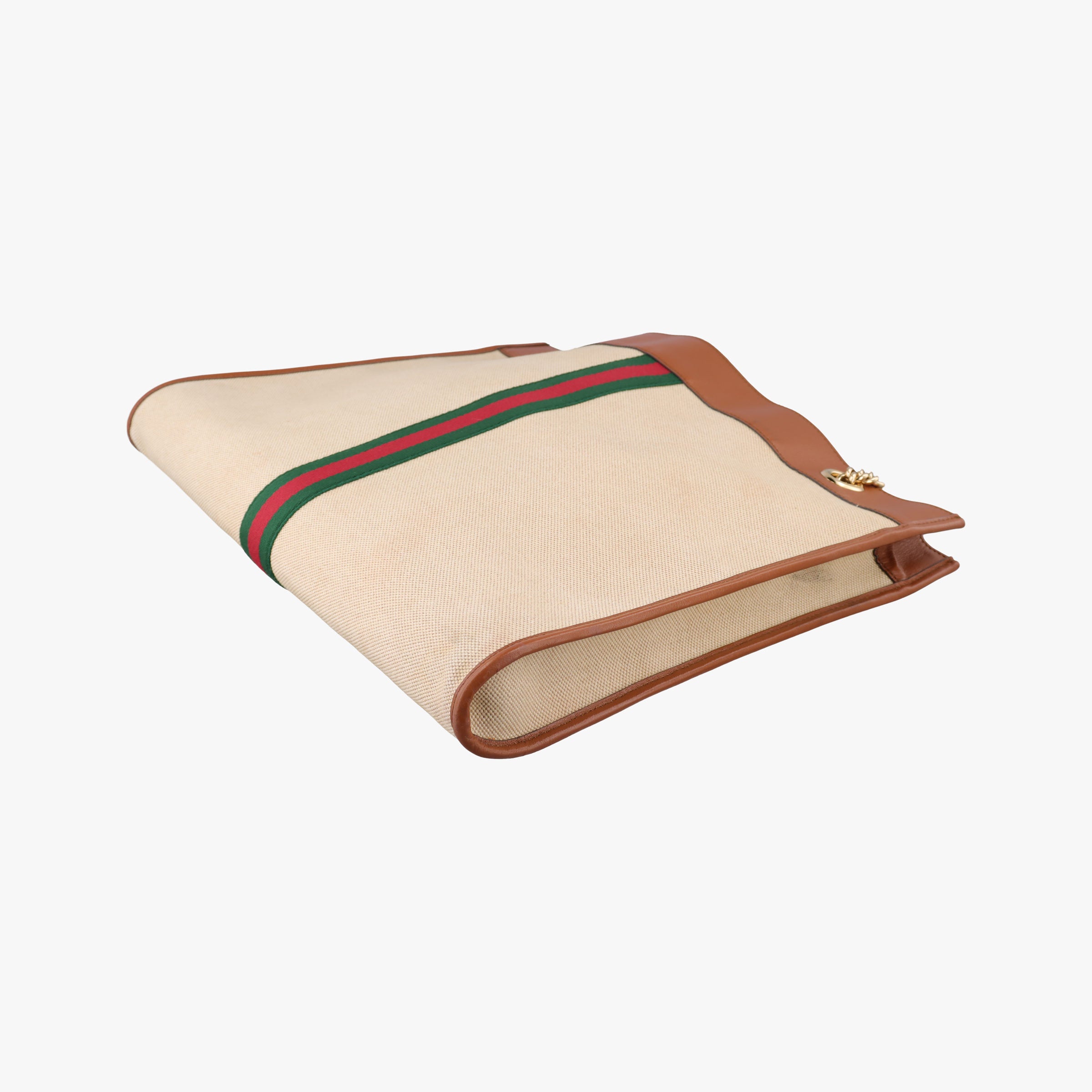 Rajah Beige × Brown Leather×Canvas 537219 H028698765ラジャ ベージュ × ブラウン レザー×キャンバス 537219 H028698765