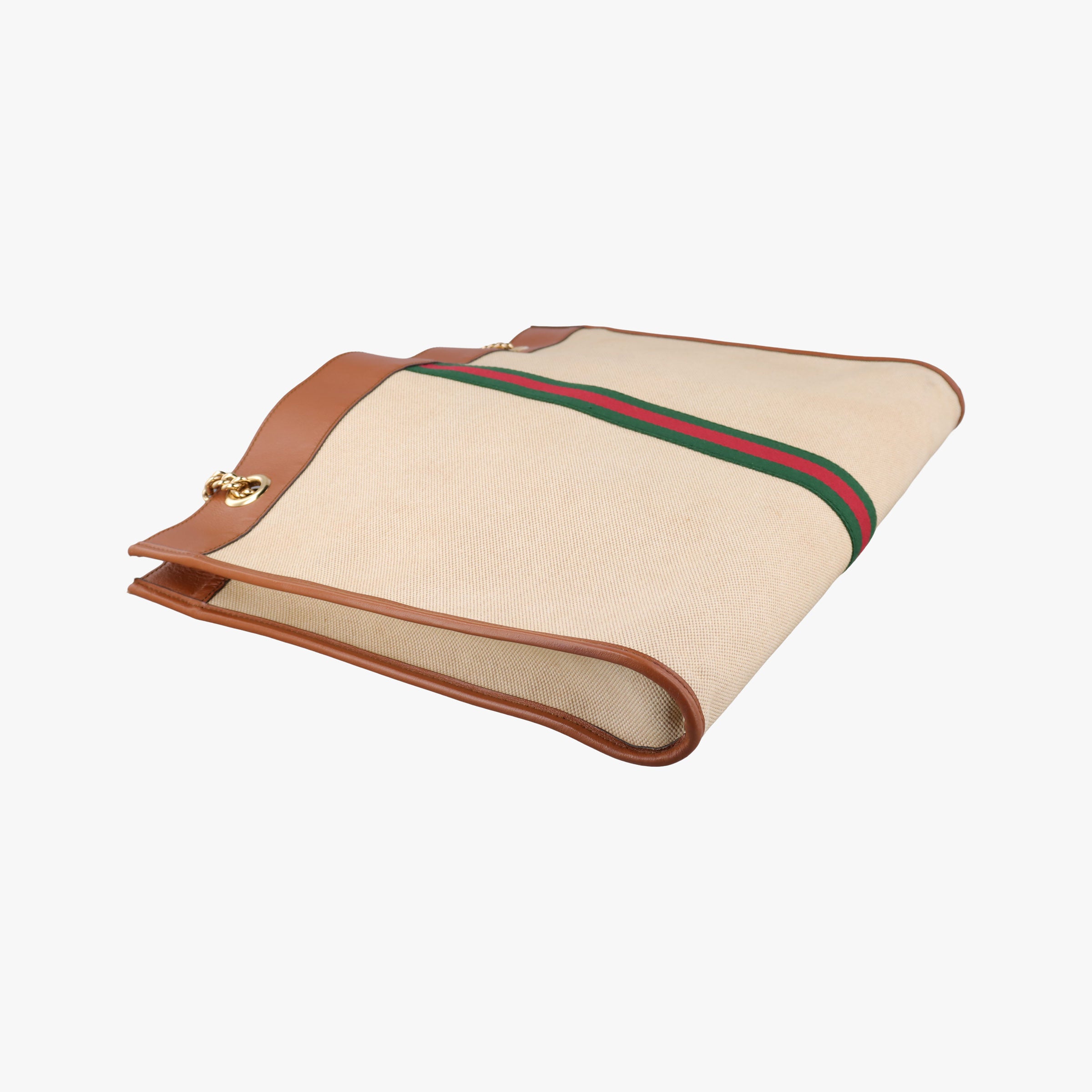 Rajah Beige × Brown Leather×Canvas 537219 H028698765ラジャ ベージュ × ブラウン レザー×キャンバス 537219 H028698765