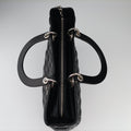 Lady Dior Black lambskin 05-MA-0069レディディオール ブラック ラムスキン 05-MA-0069