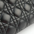Lady Dior Black lambskin 05-MA-0069レディディオール ブラック ラムスキン 05-MA-0069