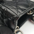 Lady Dior Black lambskin 05-MA-0069レディディオール ブラック ラムスキン 05-MA-0069
