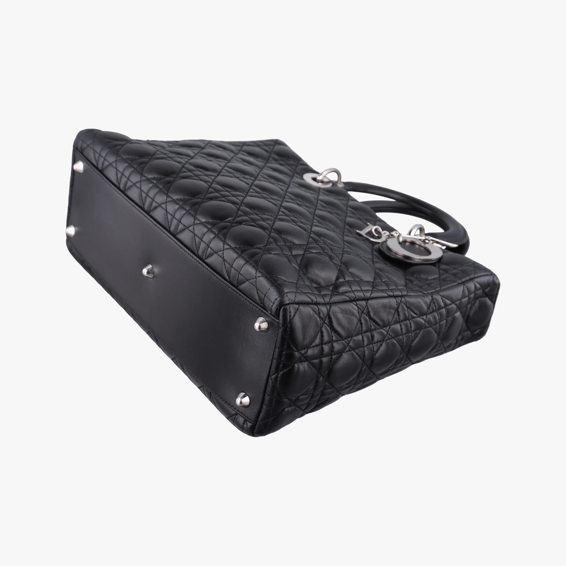 Lady Dior Black lambskin 05-MA-0069レディディオール ブラック ラムスキン 05-MA-0069