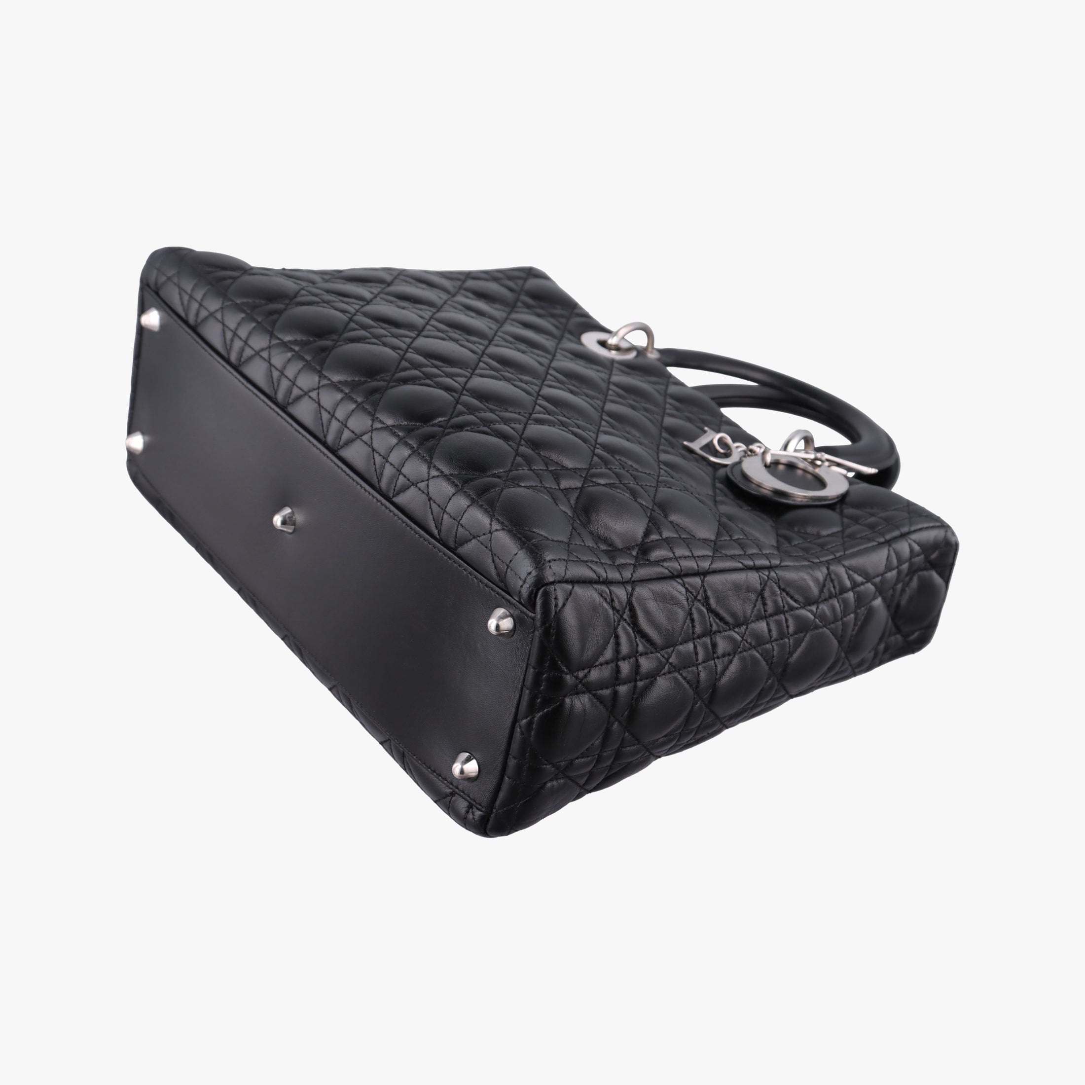 Lady Dior Black lambskin 05-MA-0069レディディオール ブラック ラムスキン 05-MA-0069