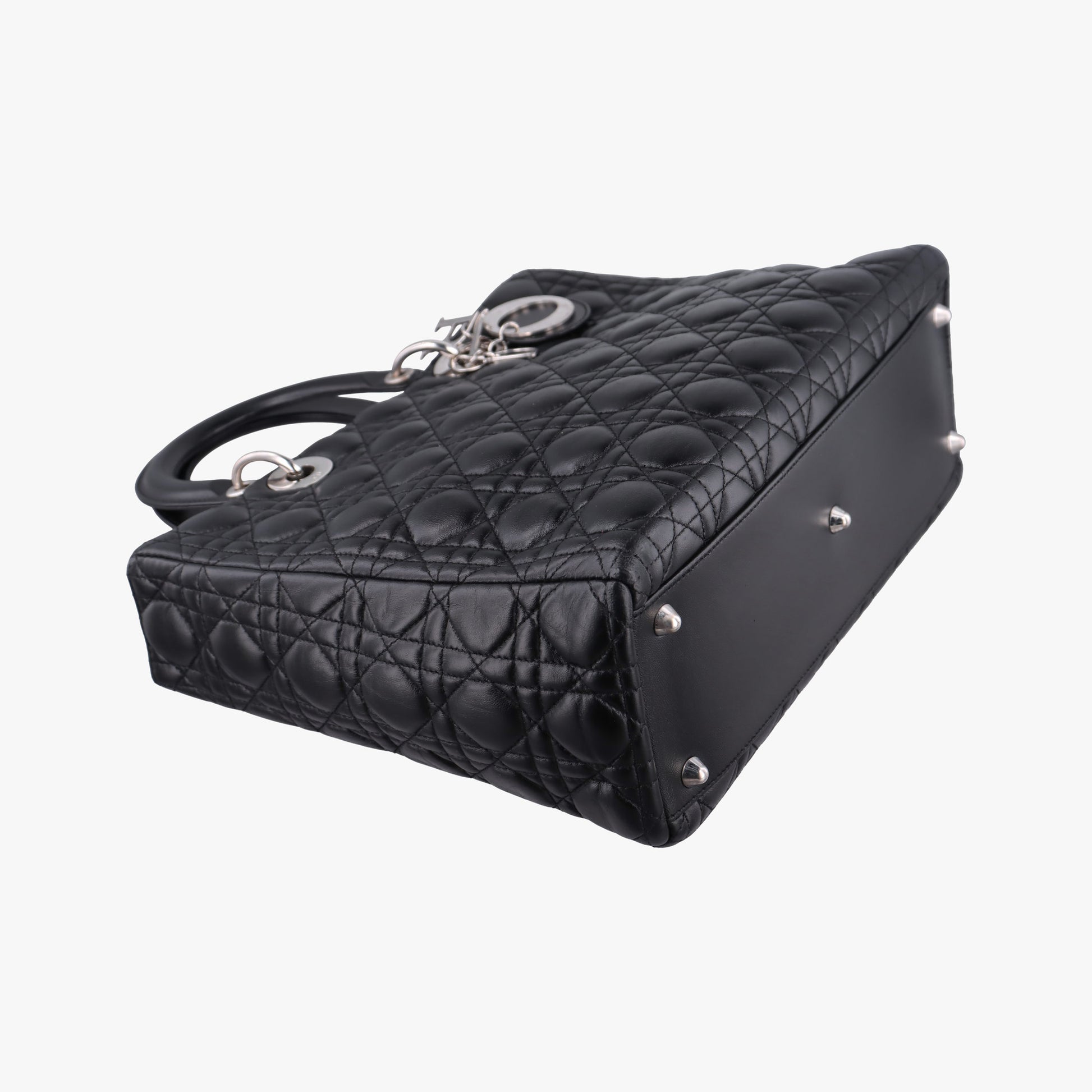 Lady Dior Black lambskin 05-MA-0069レディディオール ブラック ラムスキン 05-MA-0069