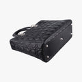 Lady Dior Black lambskin 05-MA-0069レディディオール ブラック ラムスキン 05-MA-0069