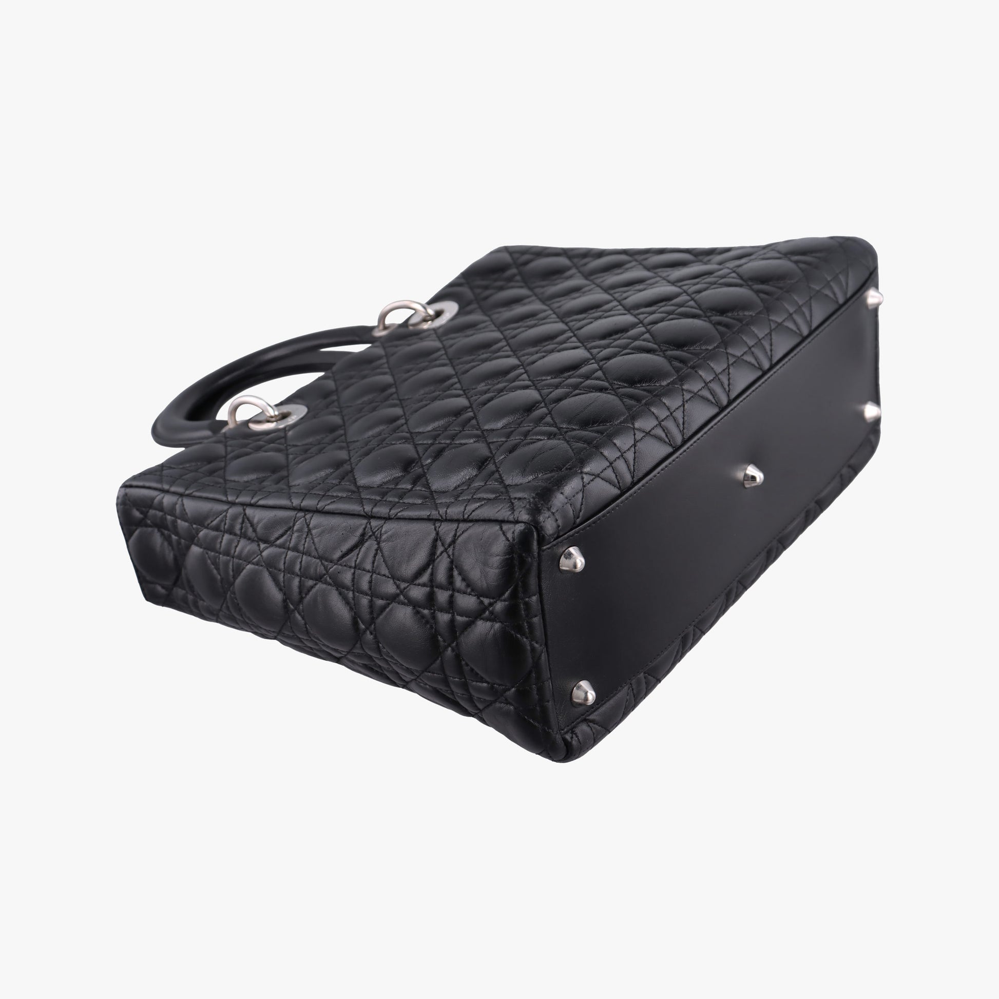 Lady Dior Black lambskin 05-MA-0069レディディオール ブラック ラムスキン 05-MA-0069