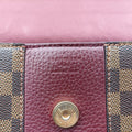 BOND STREET EBENE×bordeaux Damier Canvas aTaurillon leather N64416 TR4167 IC Chipボンド ストリート エベヌ×ボルドー ダミエ キャンバス×トリヨンレザー N64416 TR4167 ICチップ
