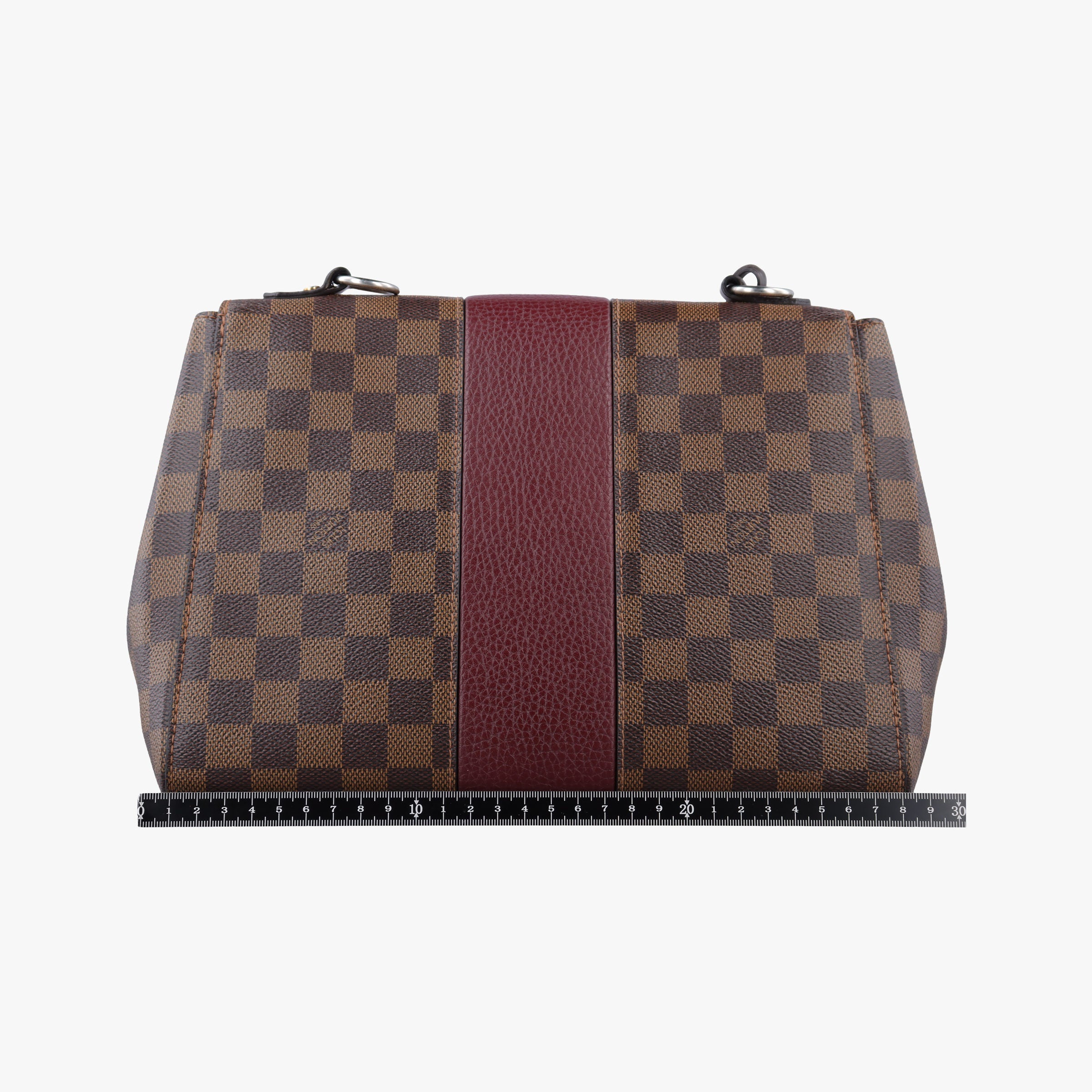 BOND STREET EBENE×bordeaux Damier Canvas aTaurillon leather N64416 TR4167 IC Chipボンド ストリート エベヌ×ボルドー ダミエ キャンバス×トリヨンレザー N64416 TR4167 ICチップ