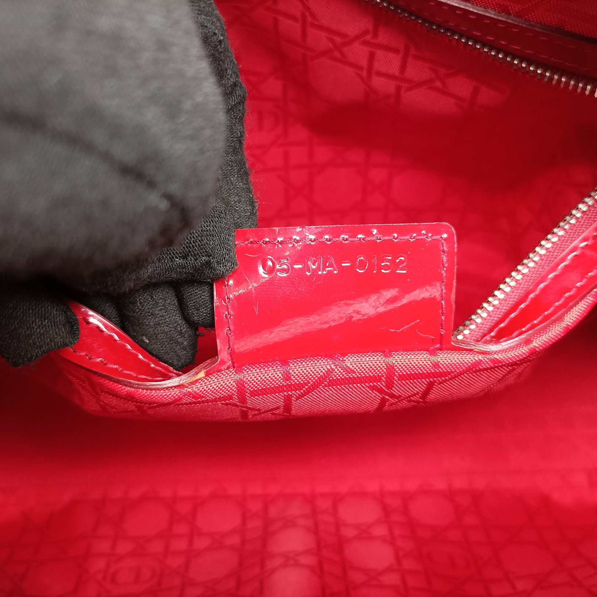 Lady Dior Red Patent 05-MA-0152レディディオール レッド パテント 05-MA-0152