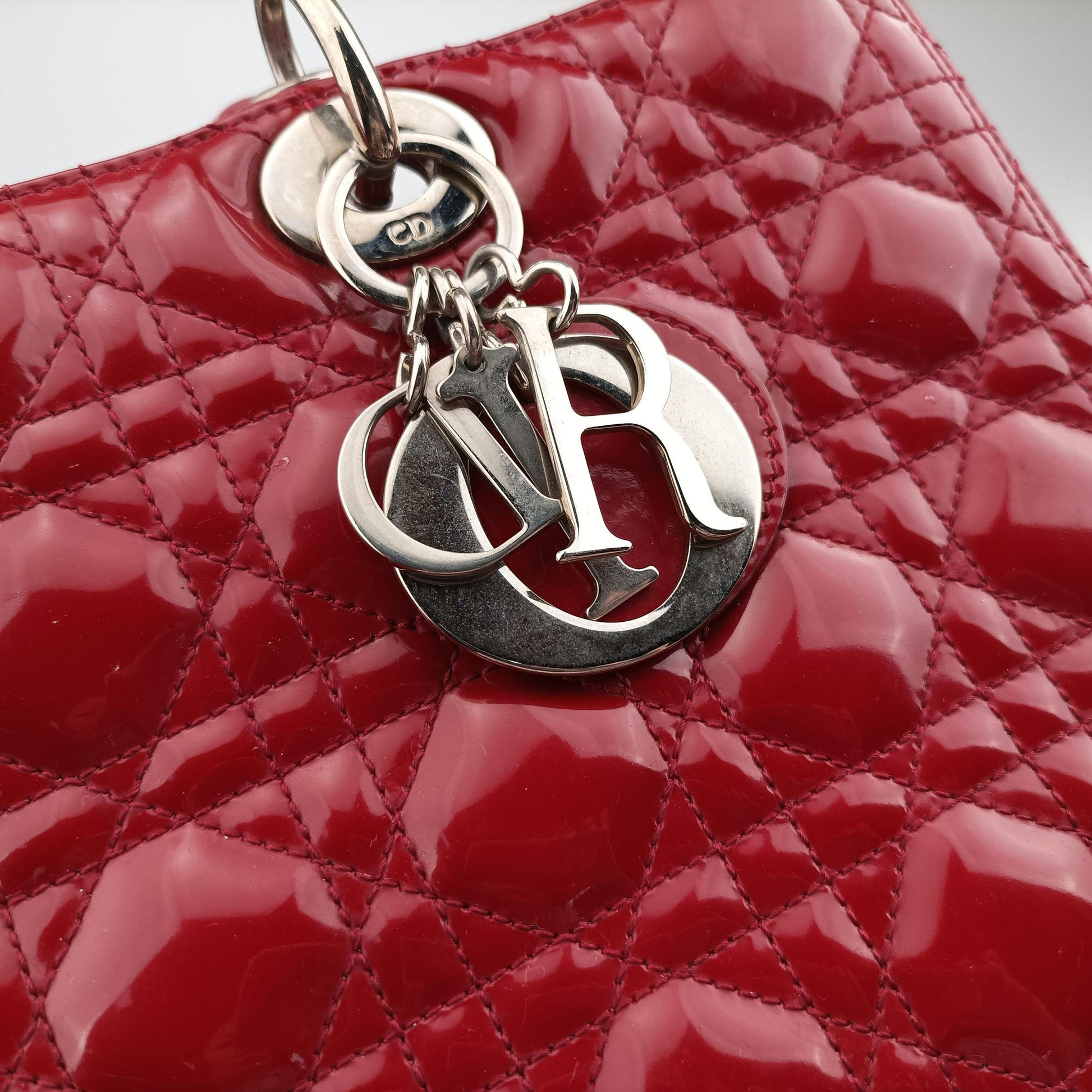 Lady Dior Red Patent 05-MA-0152レディディオール レッド パテント 05-MA-0152