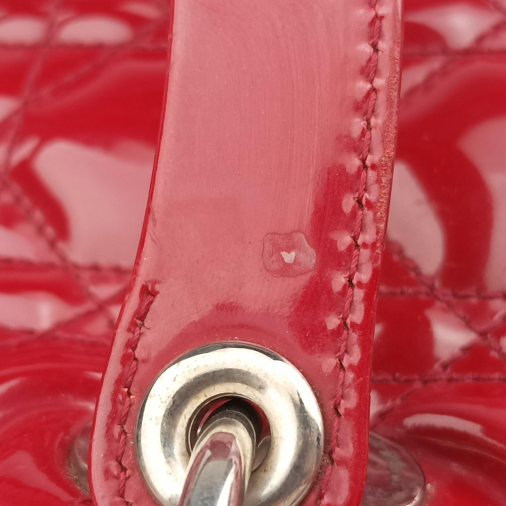 Lady Dior Red Patent 05-MA-0152レディディオール レッド パテント 05-MA-0152