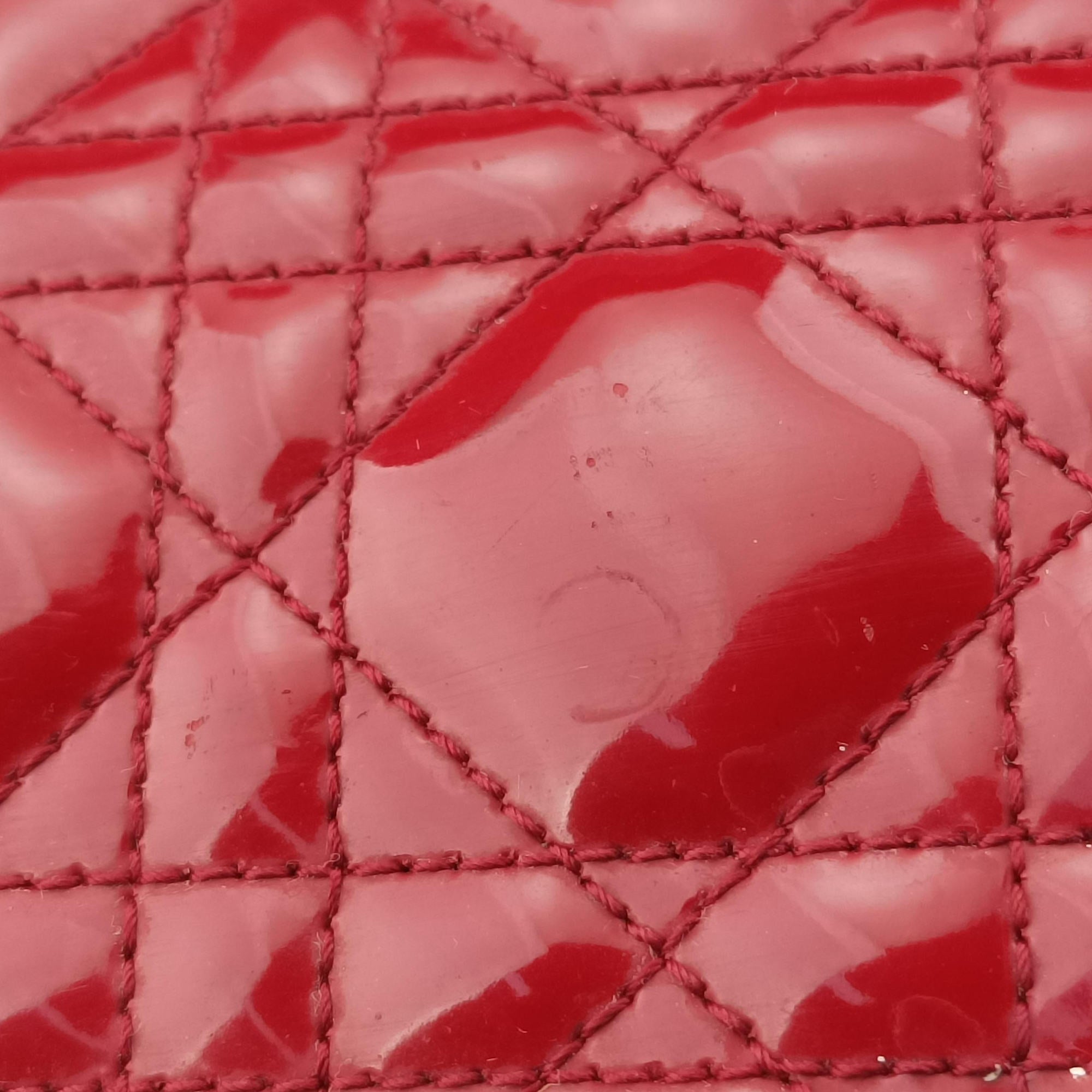 Lady Dior Red Patent 05-MA-0152レディディオール レッド パテント 05-MA-0152