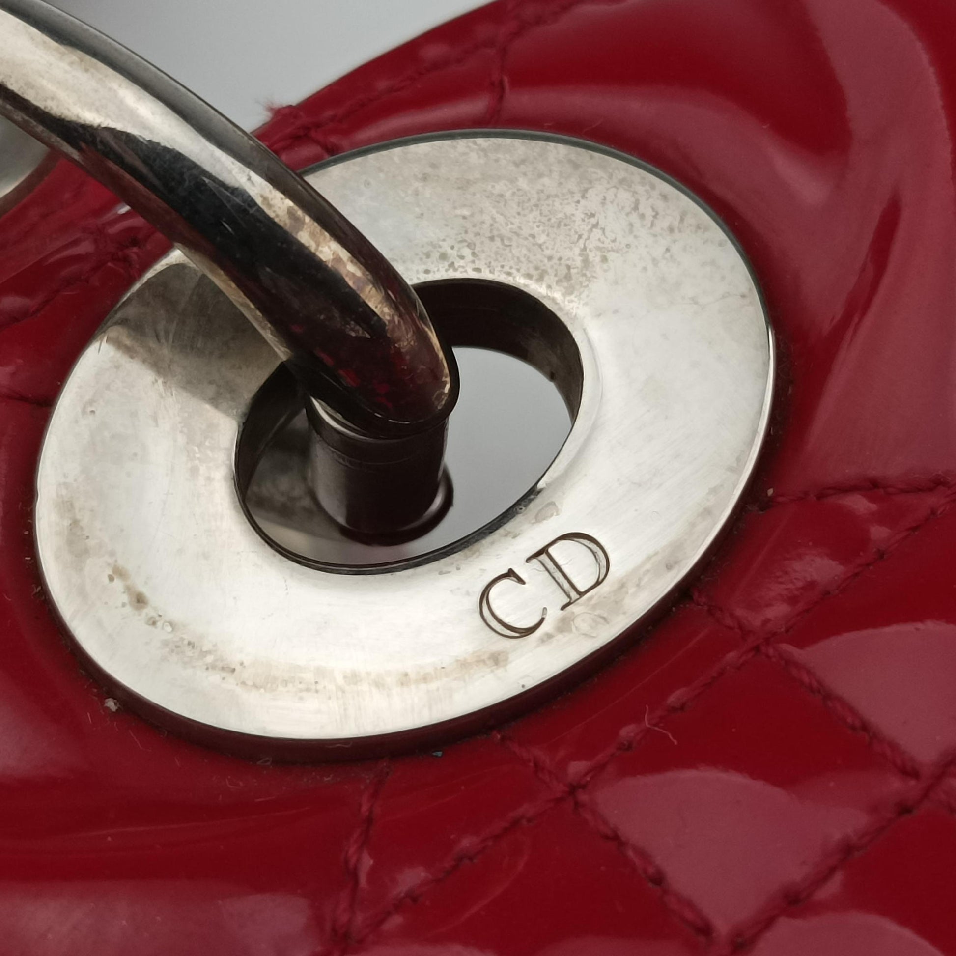 Lady Dior Red Patent 05-MA-0152レディディオール レッド パテント 05-MA-0152