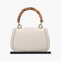 New Bamboo White Leather×Canvas 675797 ニューバンブー ホワイト レザー×キャンバス 675797 