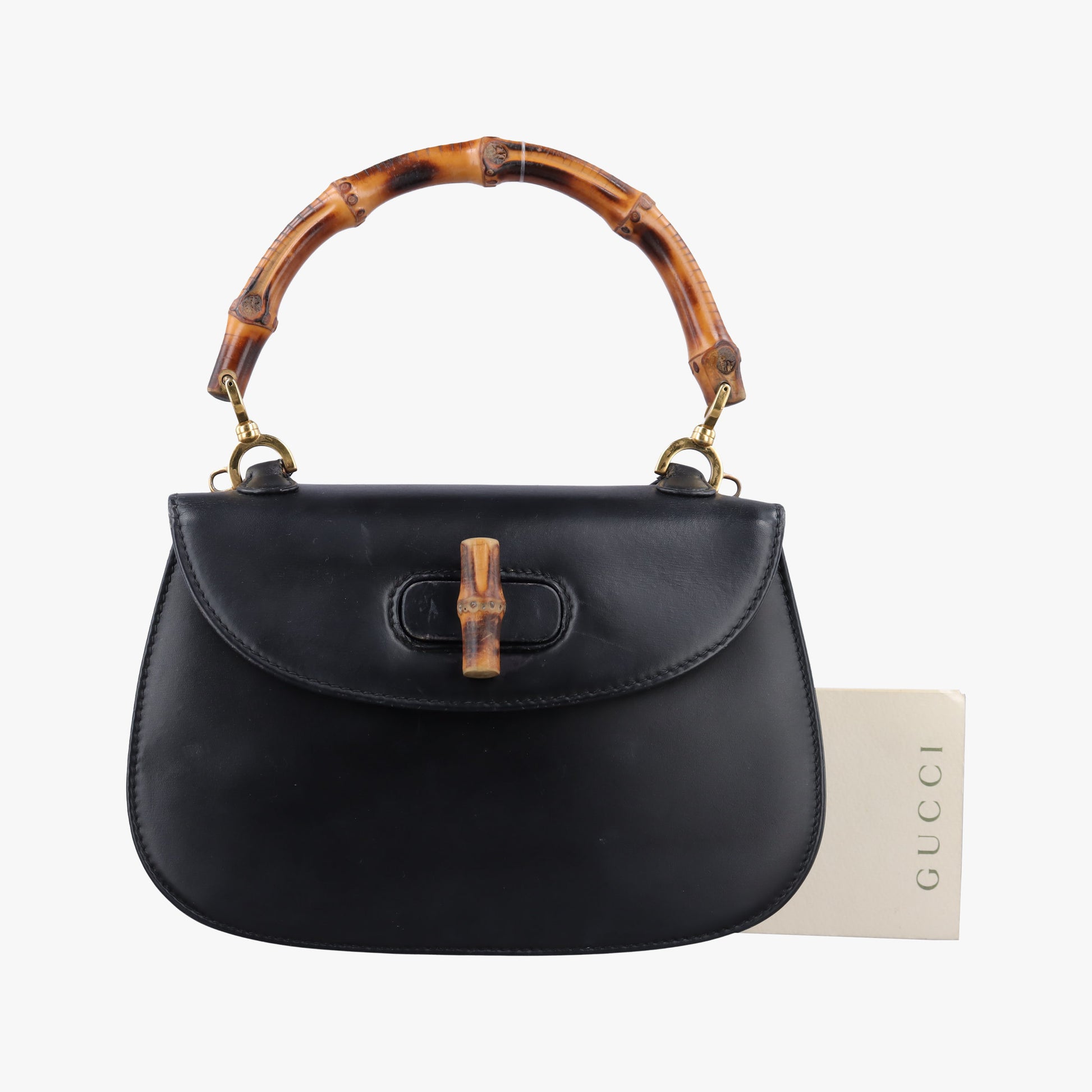 Bamboo Black Leather 000204 バンブー ブラック レザー 000204 