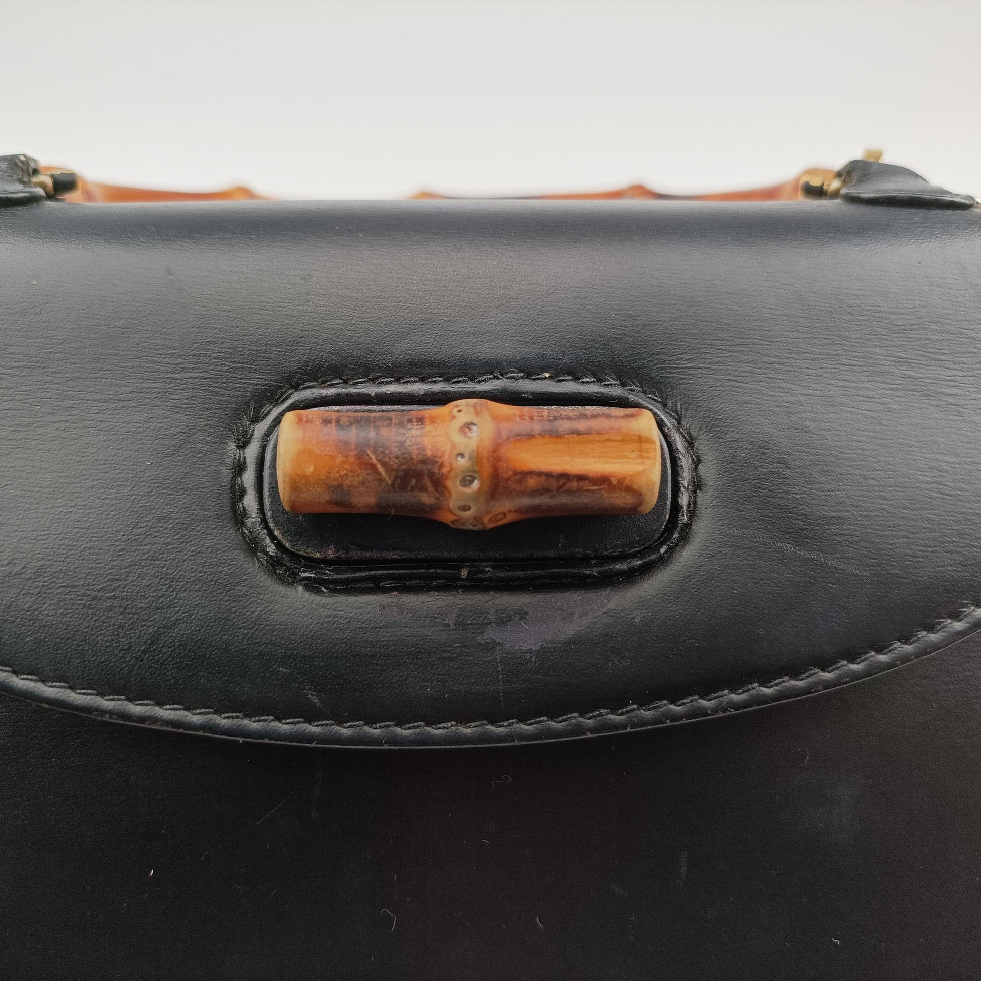 Bamboo Black Leather 000204 バンブー ブラック レザー 000204 