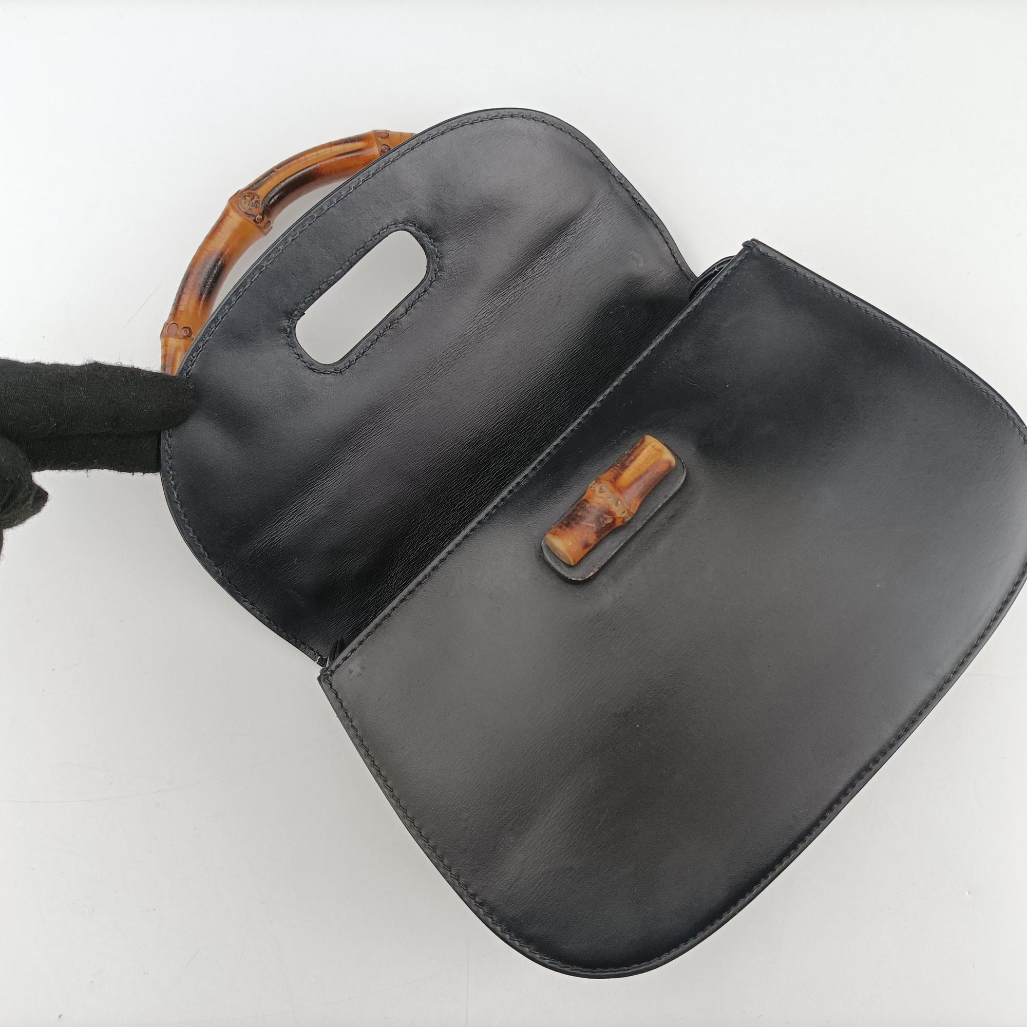 Bamboo Black Leather 000204 バンブー ブラック レザー 000204 