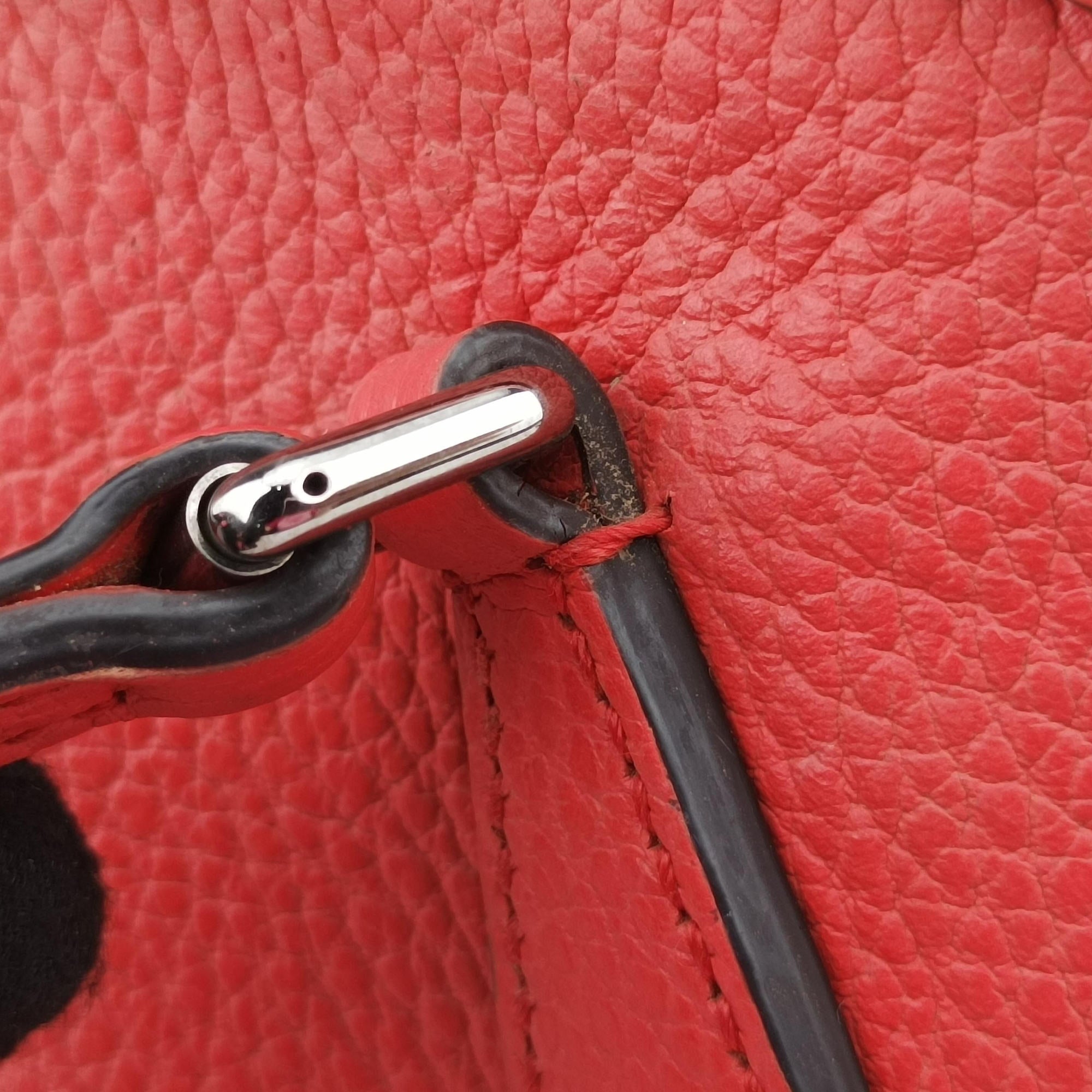 Microguccissima dome Red Leather 341504 F020050845マイクログッチシマ レッド レザー 341504 F020050845