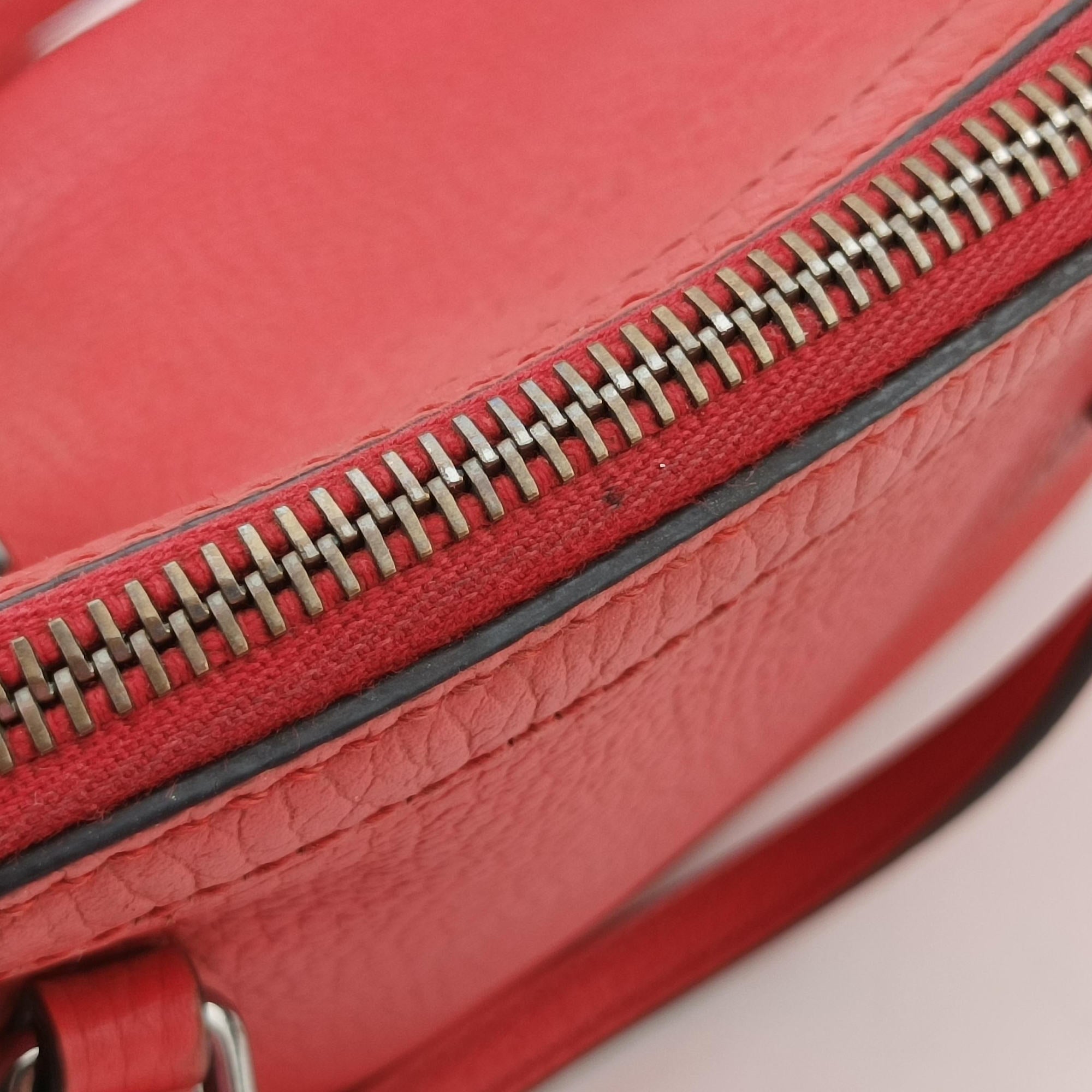 Microguccissima dome Red Leather 341504 F020050845マイクログッチシマ レッド レザー 341504 F020050845