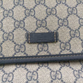 GG Plus Messenger Beige×navy PVC coated canvas×Leather 201732 A013922757GGプラス メッセンジャー ベージュ×ネイビー PVCコーティングキャンバス×レザー 201732 A013922757