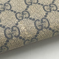 GG Plus Messenger Beige×navy PVC coated canvas×Leather 201732 A013922757GGプラス メッセンジャー ベージュ×ネイビー PVCコーティングキャンバス×レザー 201732 A013922757
