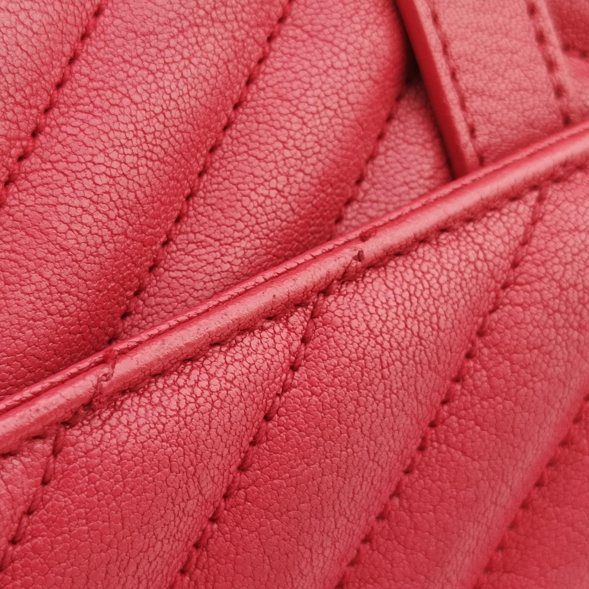 COLLEGE Red Leather 428056 Lot number unknownカレッジ レッド レザー 428056 製番不明