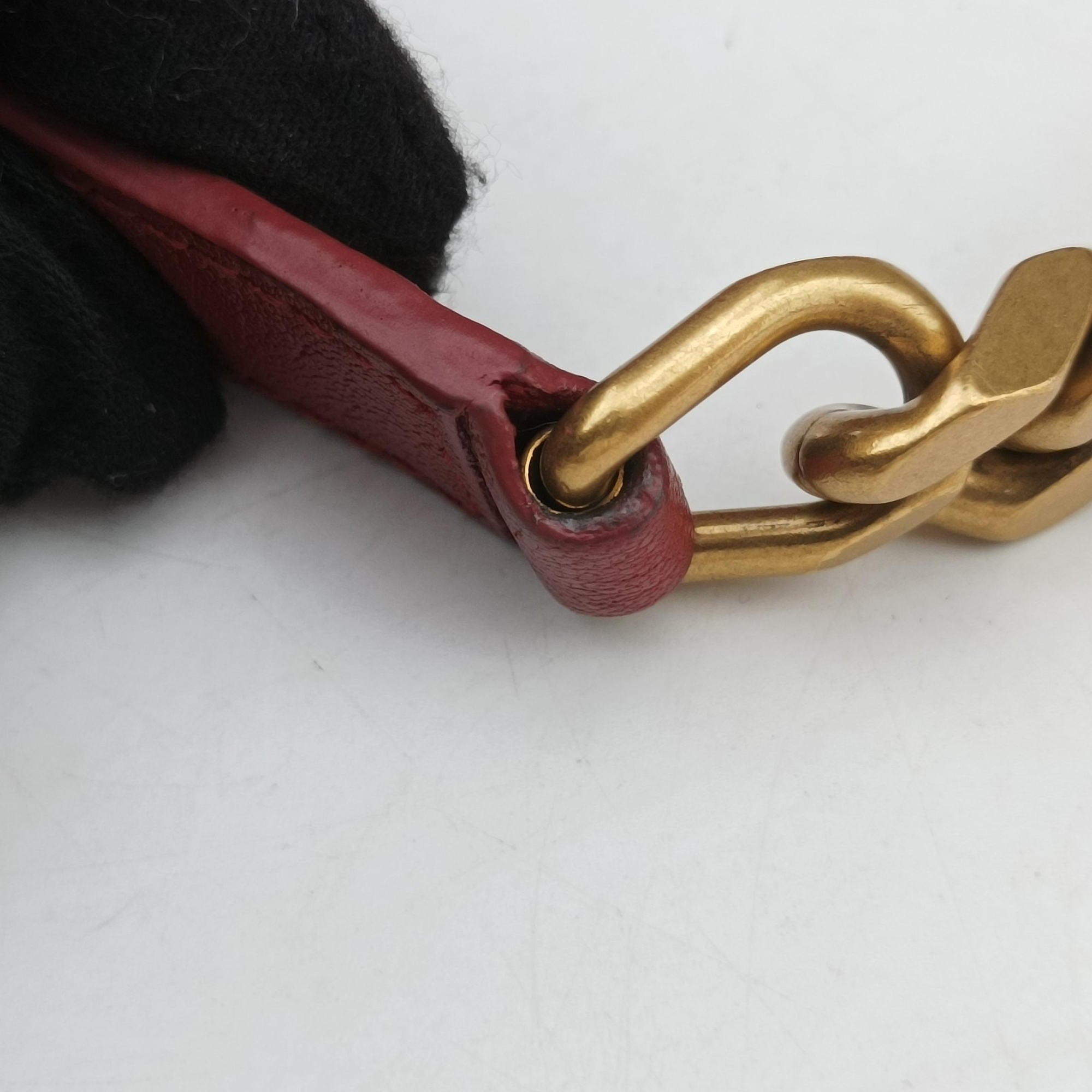 COLLEGE Red Leather 428056 Lot number unknownカレッジ レッド レザー 428056 製番不明