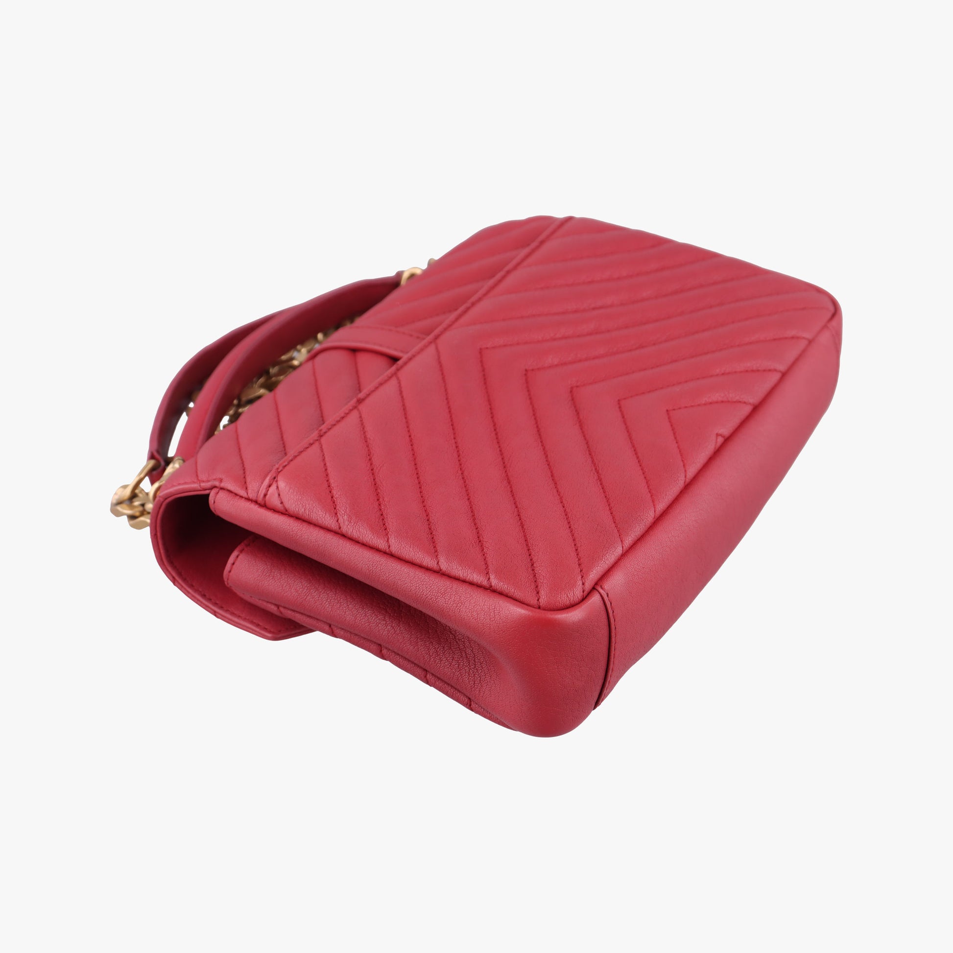 COLLEGE Red Leather 428056 Lot number unknownカレッジ レッド レザー 428056 製番不明