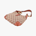 Piston Lock Jackie Hobo Brown canvas×leather 120885 ニュージャッキー ブラウン キャンバス×レザー 120885 