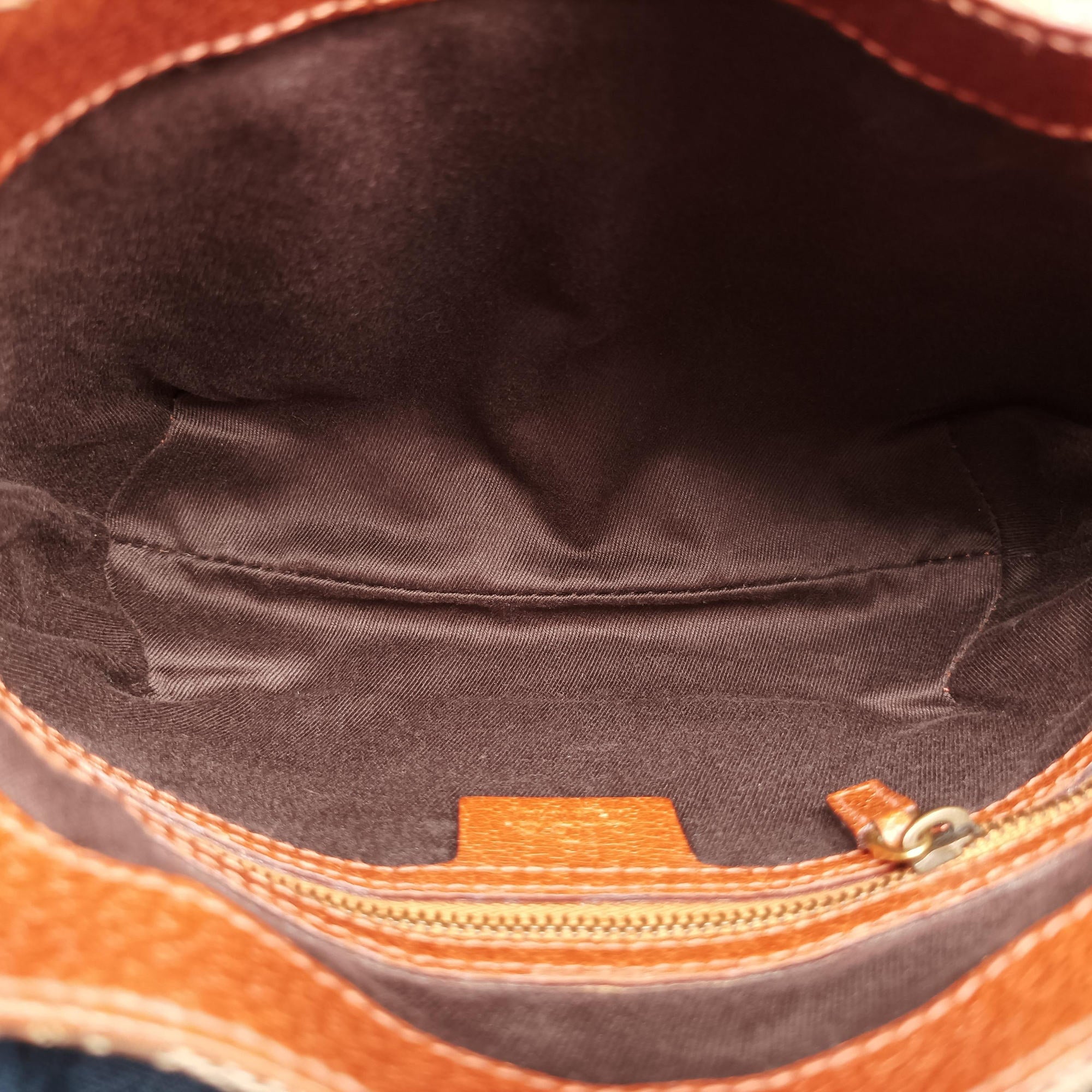 Piston Lock Jackie Hobo Brown canvas×leather 120885 ニュージャッキー ブラウン キャンバス×レザー 120885 
