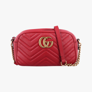 GG Marmont Red Leather 447632 B020971303GGマーモント レッド レザー 447632 B020971303
