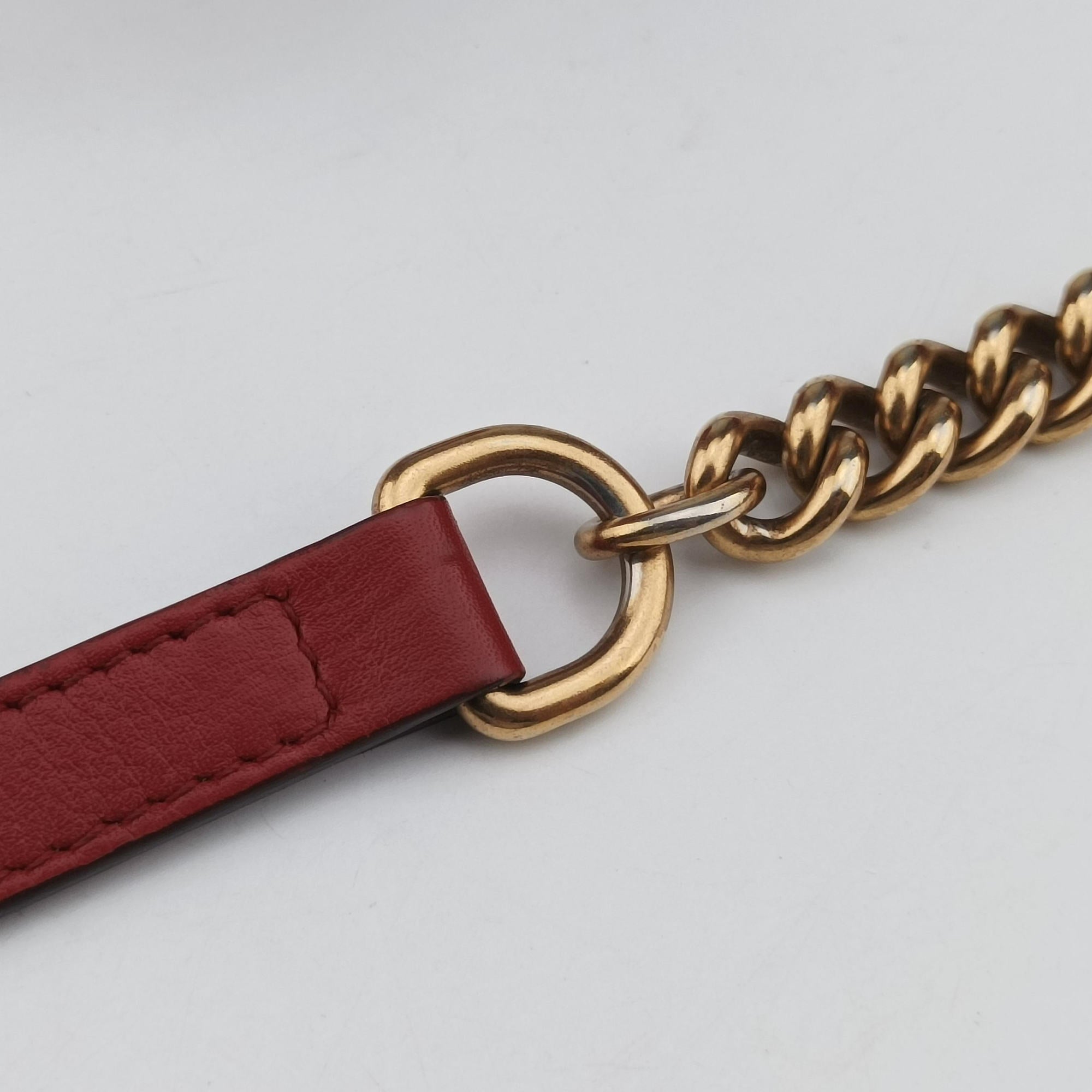 GG Marmont Red Leather 447632 B020971303GGマーモント レッド レザー 447632 B020971303