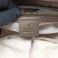 Pre-owned Gucci Heart Bit charm Golden×Brown canvas×leather 269955 handbag | stylenewstar