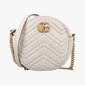 GG Marmont White Leather 550154 E027529418GGマーモント ホワイト レザー 550154 E027529418