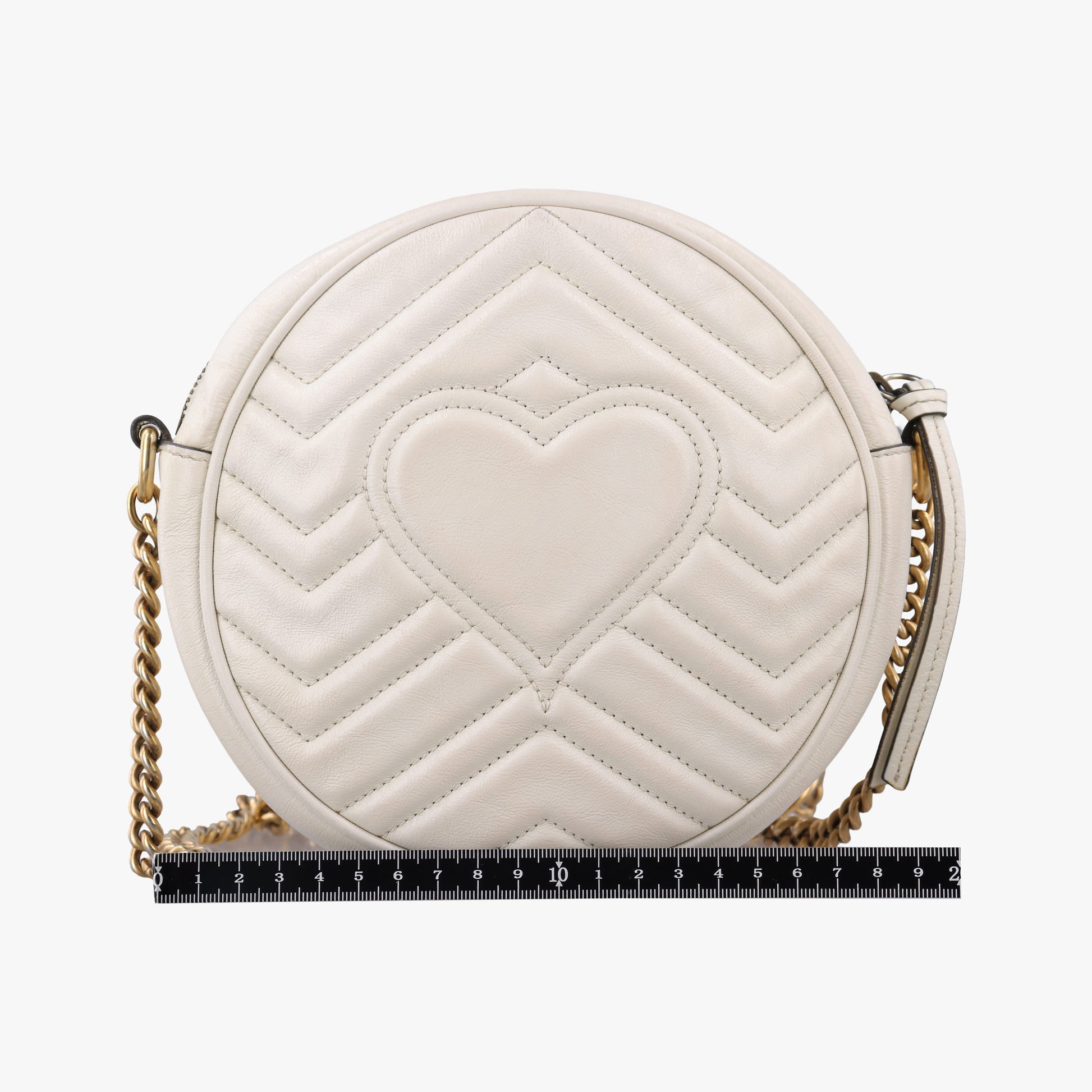 GG Marmont White Leather 550154 E027529418GGマーモント ホワイト レザー 550154 E027529418