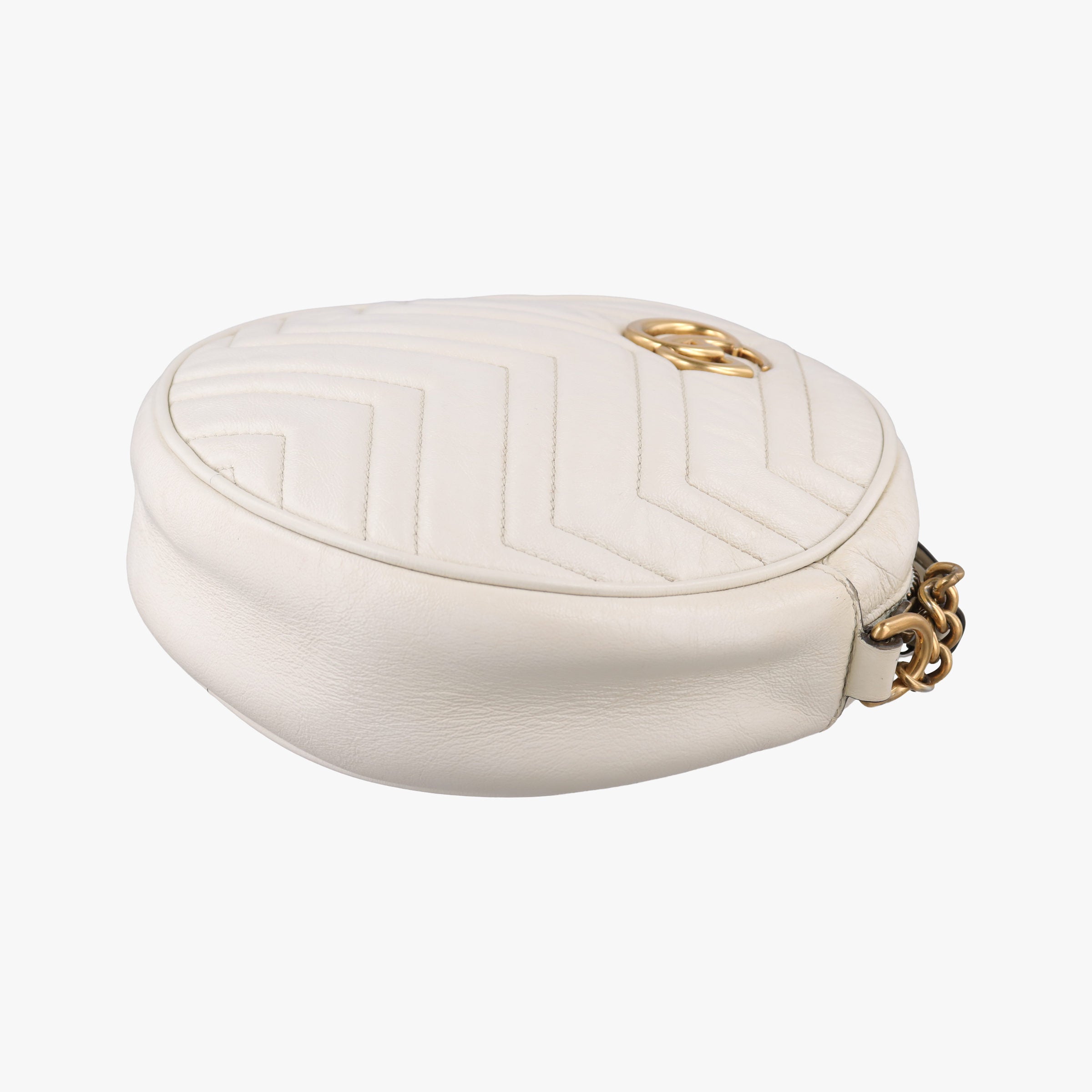 GG Marmont White Leather 550154 E027529418GGマーモント ホワイト レザー 550154 E027529418