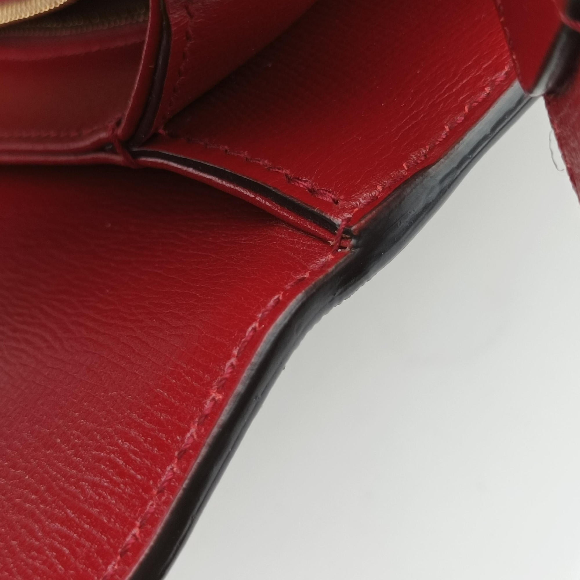 The Hacker Project Horsebit 1955 Beige × Brown × Red PVC coated canvas×Leather 602204 A032842124ホースビット 1955 ベージュ×ブラウン×レッド PVCコーティングキャンバス×レザー 602204 A032842124