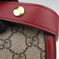 The Hacker Project Horsebit 1955 Beige × Brown × Red PVC coated canvas×Leather 602204 A032842124ホースビット 1955 ベージュ×ブラウン×レッド PVCコーティングキャンバス×レザー 602204 A032842124
