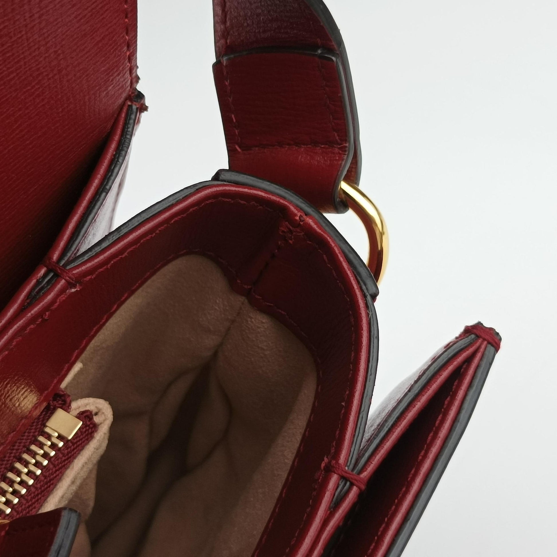 The Hacker Project Horsebit 1955 Beige × Brown × Red PVC coated canvas×Leather 602204 A032842124ホースビット 1955 ベージュ×ブラウン×レッド PVCコーティングキャンバス×レザー 602204 A032842124