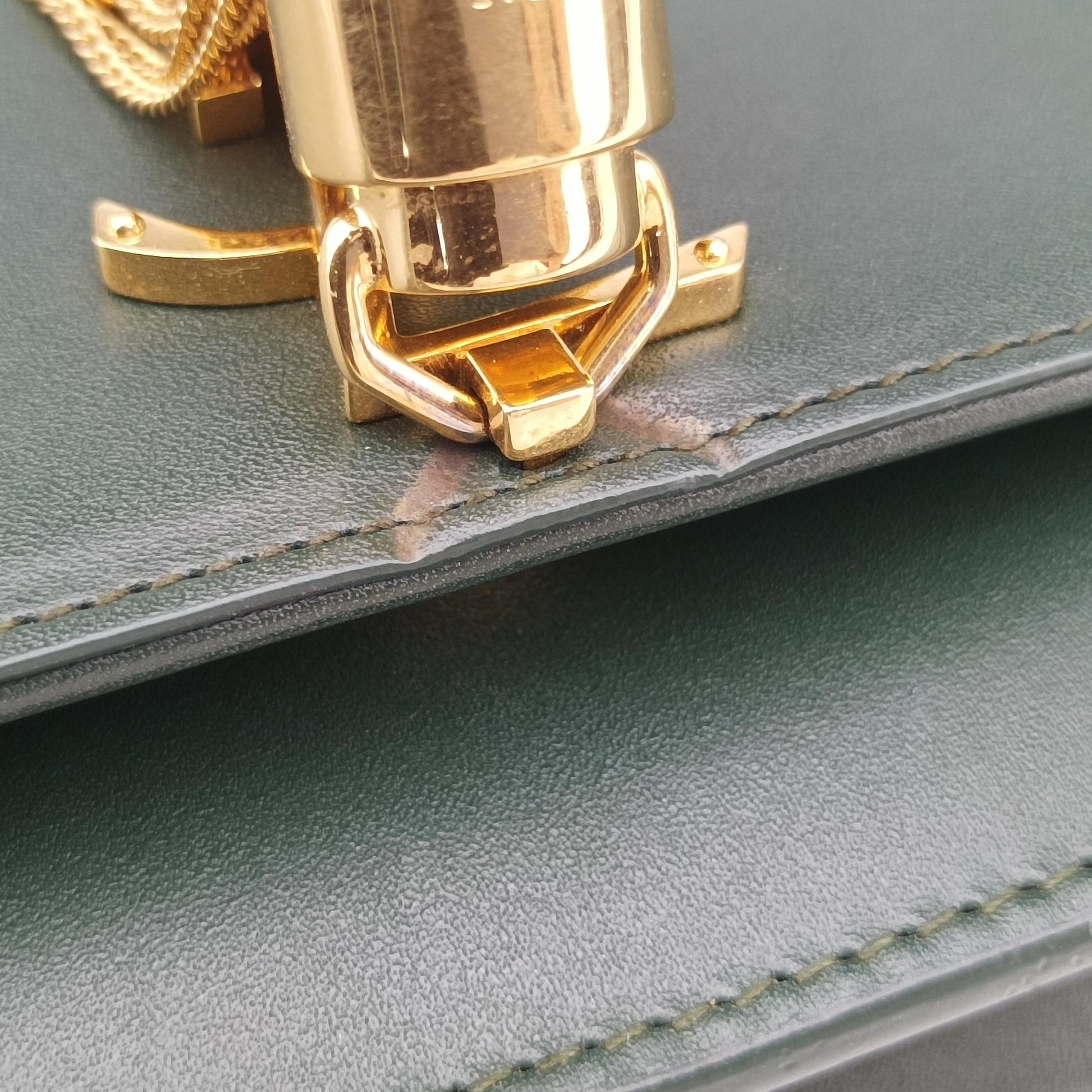 KATE Green Leather 452159 GUE452159.0317ケイト グリーン レザー 452159 GUE452159.0317