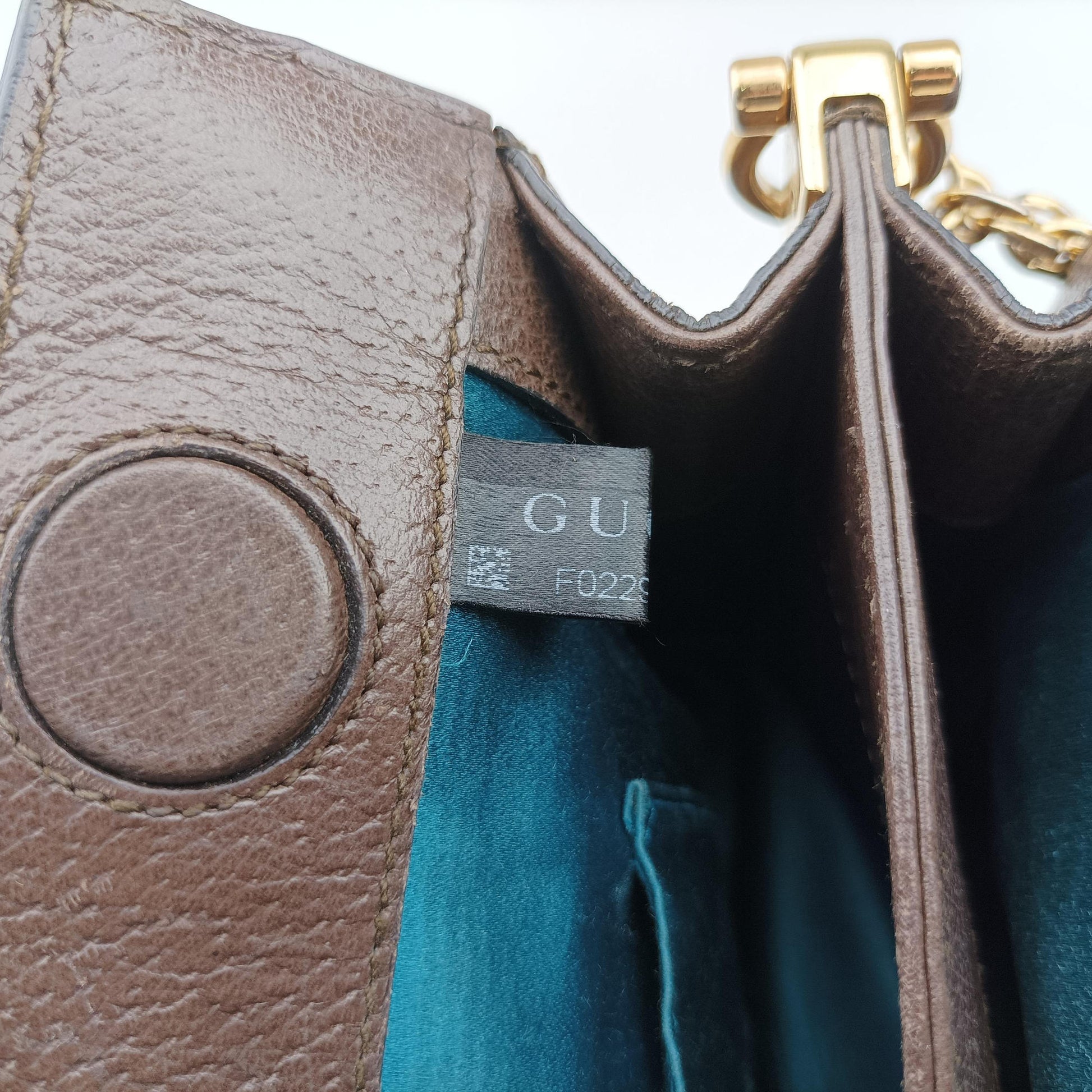 Ophidia Brown×Red×Green PVC coated canvas×Leather 503877 F022994361オフィディア ブラウン×レッド×グリーン PVCコーティングキャンバス×レザー 503877 F022994361