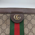 Ophidia Brown×Red×Green PVC coated canvas×Leather 503877 F022994361オフィディア ブラウン×レッド×グリーン PVCコーティングキャンバス×レザー 503877 F022994361