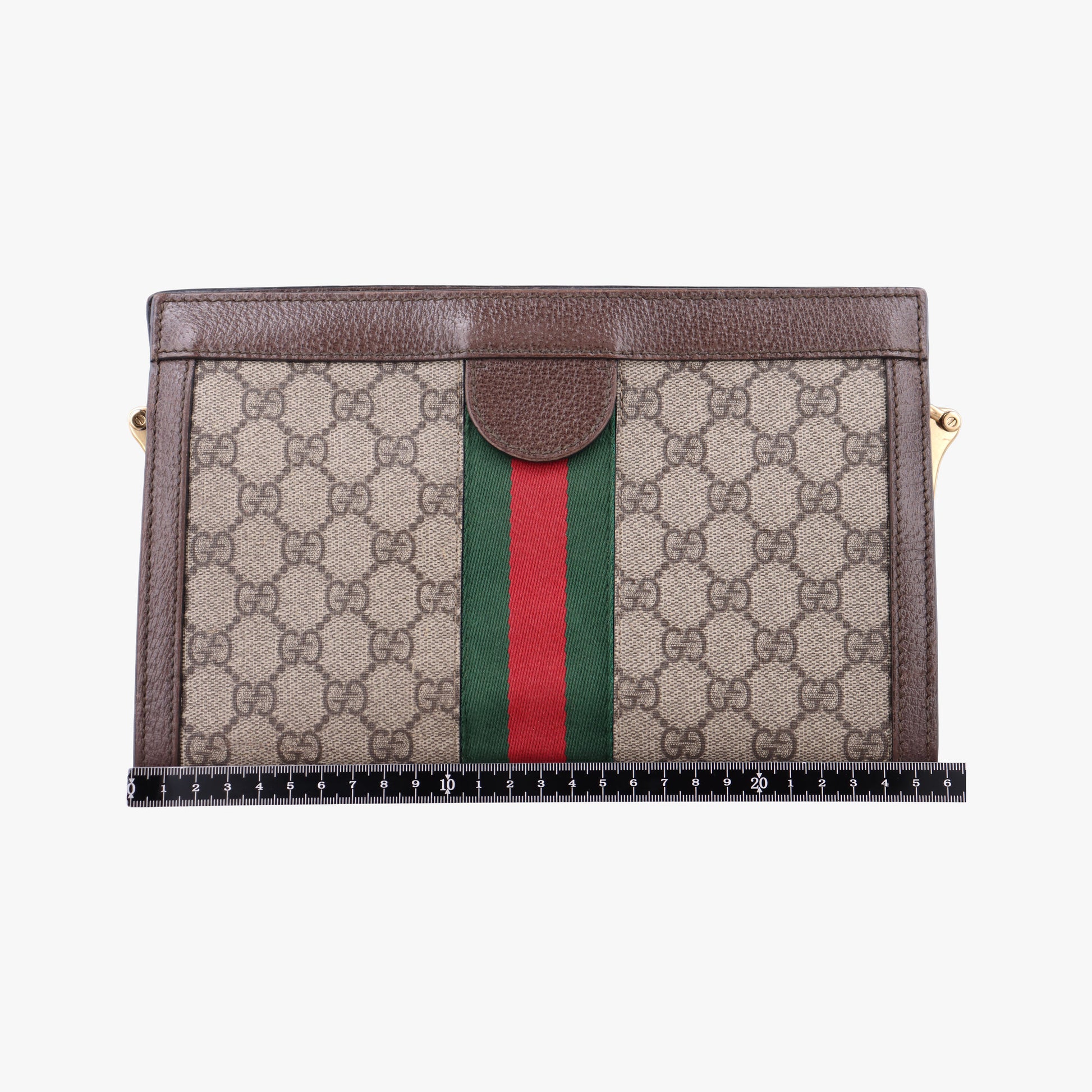 Ophidia Brown×Red×Green PVC coated canvas×Leather 503877 F022994361オフィディア ブラウン×レッド×グリーン PVCコーティングキャンバス×レザー 503877 F022994361