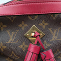 Vintage Louis Vuitton SAINTONGE brown×Freesia Monogram Canvas×calf leather M43557 shoulderbag | stylenewstar