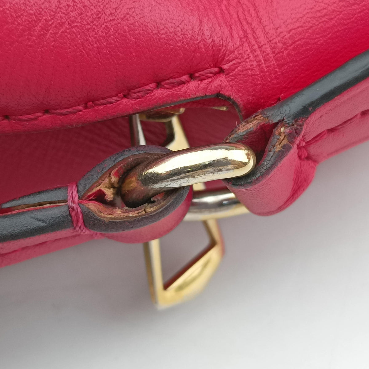 Vintage Louis Vuitton SAINTONGE brown×Freesia Monogram Canvas×calf leather M43557 shoulderbag | stylenewstar