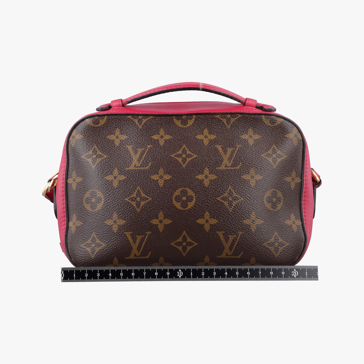Vintage Louis Vuitton SAINTONGE brown×Freesia Monogram Canvas×calf leather M43557 shoulderbag | stylenewstar